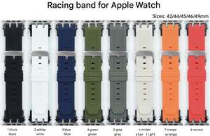 Correa de silicona premium Upro para Apple Watch Ultra 3, compatible con iWatch Series S11, 10, 9, 8, 7, 6SE, deportiva e impermeable. - Product Image 5