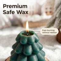 Weihnachtsbaum-förmiges Duftkerzen-Set Handgemachte Sojawachs-Aromatherapie-Kerzen für Heimdekoration Feiertagsgeschenk