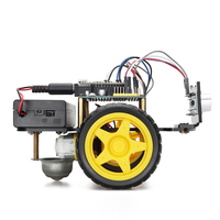 Tscinbuny Kit de Robot de Coche Inteligente Mini Programable 2WD, Proyecto de Educación STEM para Niños Escolares