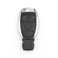 Waterproof Smart Key Shell Remote Car Key Fob with 3 Buttons ABS Material Black 433MHz Infrared Capabilities Vehicle Keys