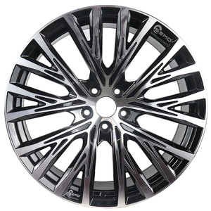Jantes de voiture en alliage 19-20 pouces 5x112 Flow Forming, nouveau design, finition usinée argent noir - Product Image 1