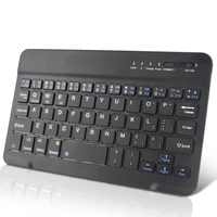 Mini-clavier bluetooth Portable sans fil, mince, pour tablette, Smartphone, iPad, téléphone Android