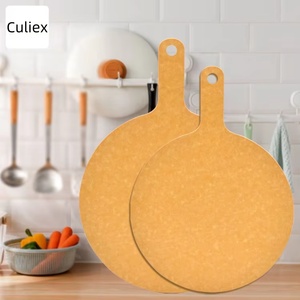 Planche à découper ronde en bois naturel pour usage domestique et restaurant/supermarché vente en gros planche à découper à pizza en bois de pin - Product Image 2