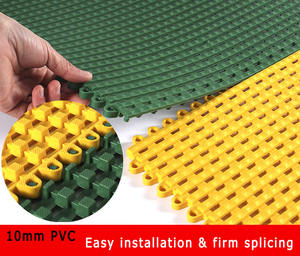 Carrelage de sol modulaire en PVC pour garage, tapis de sol en plastique antidérapant pour lave-auto - Product Image 5