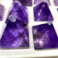 Pyramide en pierre naturelle de quartz améthyste en gros pour la décoration et la lithothérapie