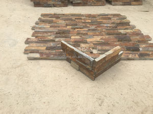 Panneau de pierre de culture 3D multicolore Revêtement mural 3D <span class=keywords><strong>Ardoise</strong></span> à <span class=keywords><strong>colle</strong></span> empilée pour couper à la taille directement des fournisseurs - Product Image 6