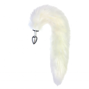 Illuminazione a LED pelliccia di <span class=keywords><strong>volpe</strong></span> per maschio femmina Sexy giochi di ruolo, coda di gatto anale anale Plug bagliore in scuro Dildo sesso animale - Product Image 4