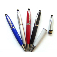 Nouvelles clés USB 2.0 personnalisées en forme de stylo, 16 Go-128 Go, haute vitesse, en métal, cadeaux USB