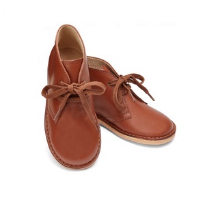 Zienchozii — bottes chuka en cuir Tan pour enfant, chaussures d'<span class=keywords><strong>hiver</strong></span>, fabriquées à la main, personnalisées - Product Image 3