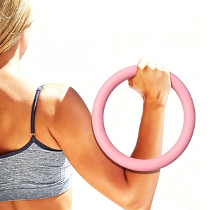Antislip Silicone Coating <b>Strength</b> <b>Training</b> Weight-bearing Hoop Universal Customizable Power Ring for Yoga Pilates - Product Image 1