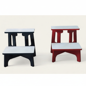 อุจจาระครัวหนังร่วมสมัยสำหรับห้องนอนโรงแรมหรือใช้ในอพาร์ตเมนต์ - Product Image 1