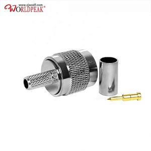 Conector de tipo crimpado macho TNC recto de enchufe RF para cable de baja pérdida RG58 Lmr195 - Product Image 4