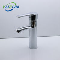 Robinet de lavabo de salle de bain moderne à poignée unique, à poser sur le plan, avec douchette latérale, double température (froid/chaud), en alliage de zinc