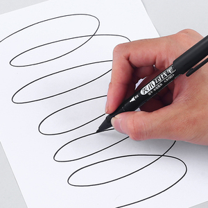 Bolígrafos de dibujo de secado rápido de doble punta, marcador de pintura permanente para papel de madera, caligrafía, álbum de recortes, escritura DIY, embalaje Suelto - Product Image 3