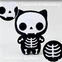 Peluche Mini Fantôme Five Nights at Freddy's pour Halloween, en Coton PP, brodée et estampée or, pour événements festifs