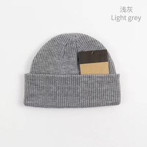 Gorro de Invierno para Hombre, Mezcla de Algodón y Acrílico, Cálido, Estilo Beanie, Deportivo, 2025, Personalizado, Reflectante, Tejido de Punto Liso, Estilo THC - Product Image 4