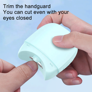 Coupe-ongles électrique automatique de Protection infrarouge de démarrage tactile Pro avec la tondeuse de tête de coupe en plastique de lumière LED pour les doigts de bébé - Product Image 3