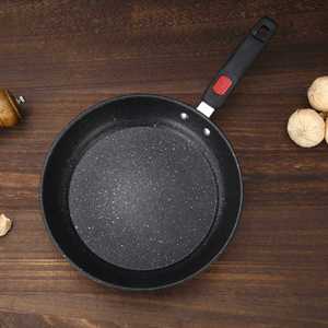 Nouvelle poêle à frire en acier au carbone et pierre Maifan non revêtue pour crêpes, œufs, steak - Utilisation universelle sur cuisinière, sans couvercle - Product Image 2
