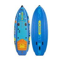 Planche de pêche pour sports nautiques avec logo personnalisé en gros planche à pagaie SUP gonflable planche de surf