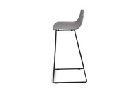 Tabouret de bar chaise haute pieds en acier chaises de bar noires pour cuisine tabouret de bar moderne