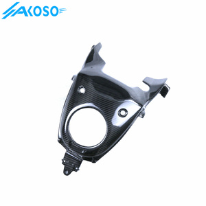 AKOSO 100% Carénages de moto en fibre de carbone sec Accessoires Couvercle de réservoir d'essence supérieur pour <span class=keywords><strong>Yamaha</strong></span> MT07 <span class=keywords><strong>MT</strong></span>-<span class=keywords><strong>07</strong></span> 2014-2017 - Product Image 2