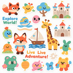 Nhà Máy biểu tượng tùy chỉnh cup rõ ràng Vòng Sticker thực phẩm không thấm nước bao bì trong suốt sticker cho cốc nhựa - Product Image 4