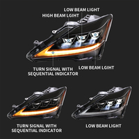 Rangkaian Lampu Depan LED RTS untuk LEXUS 2006-2013 IS250 IS350/2008-2014 IS F/2010-2015 SEDAN C CF Pengiriman Gratis ke AS & Eropa