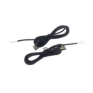 Cavo Pigtail USB 2.0 di Alta Qualità 5V da Maschio a 2 Pin con Estremità a Filo Nudo per Strisce LED, Lampade e Ventilatori - Product Image 6