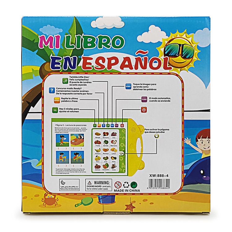 Aidisheng Toys Educational Spanish Talking Audio Books