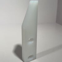 Composant en nylon PA6 blanc haute performance résistant à l'huile, options d'épaisseur personnalisées pour l'isolation électrique des équipements électroniques