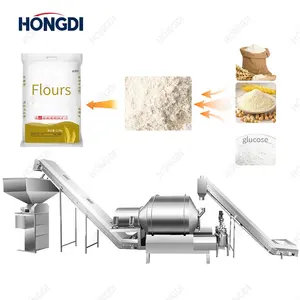 Large production line for food sugar flour salt mixing and packaging stainless steel integrated production line