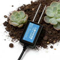 Capteur de pH du sol IP68 LoRaWAN, testeur de sol sans fil 3-en-1 adapté aux serres et aux cultures de champ
