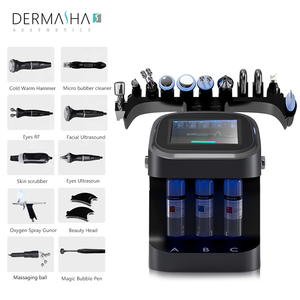 Đa Chức Năng Quản Lý Da <span class=keywords><strong>New</strong></span> Đen 10 Trong 1 Microdermabrasion Bong Bóng Mặt Máy Aqua Lột Mặt Nước Máy 2024 - Product Image 4