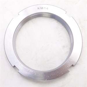 Tuerca de Seguridad de Acero Inoxidable/Cromo KM14 para Rodamientos, Dureza HRC58-64, Larga Duración para Máquinas Industriales - Product Image 1