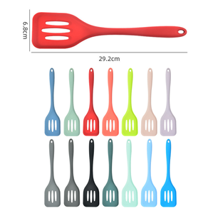 Spatule à fente en Silicone de 29.2 CM spatule à friture de poisson de qualité alimentaire ustensiles de cuisine ustensiles de cuisine spatule à friture en Silicone - Product Image 2