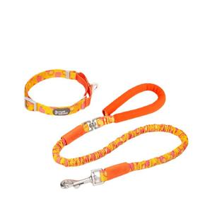 <span class=keywords><strong>Collar</strong></span> y Correa de Nailon Ajustable de Lujo para Mascotas, con Estampado de Huellas de Patas, Hebilla de Liberación Rápida, Diseño de Dibujos Animados - Product Image 5