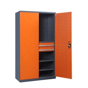 Industrial furniture 72 inch metal storage work shop tool cabinets set