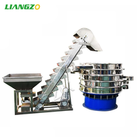 LIANGZO OEM Voll automatische Popcorn-/Wegerich chips/Tiernahrung verpackungs maschine Preis aufzug Förderer