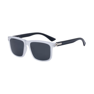 Lunettes de soleil KAJILA carrées avec monture PC, logo personnalisé, verres polarisés TAC, charnières à ressort, protection UV400, pour la pêche et la conduite, pour hommes - Product Image 4
