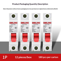 Disjoncteur aérien DZ47S unipolaire 1P pour distribution secondaire 32A 40A 63A, protection contre les courts-circuits
