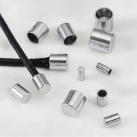 Conectores de Cuerda Cilíndricos Brillantes, Colgantes Grandes Lisos y Sólidos para Fabricación de Joyería, Componentes y Accesorios al por Mayor, China