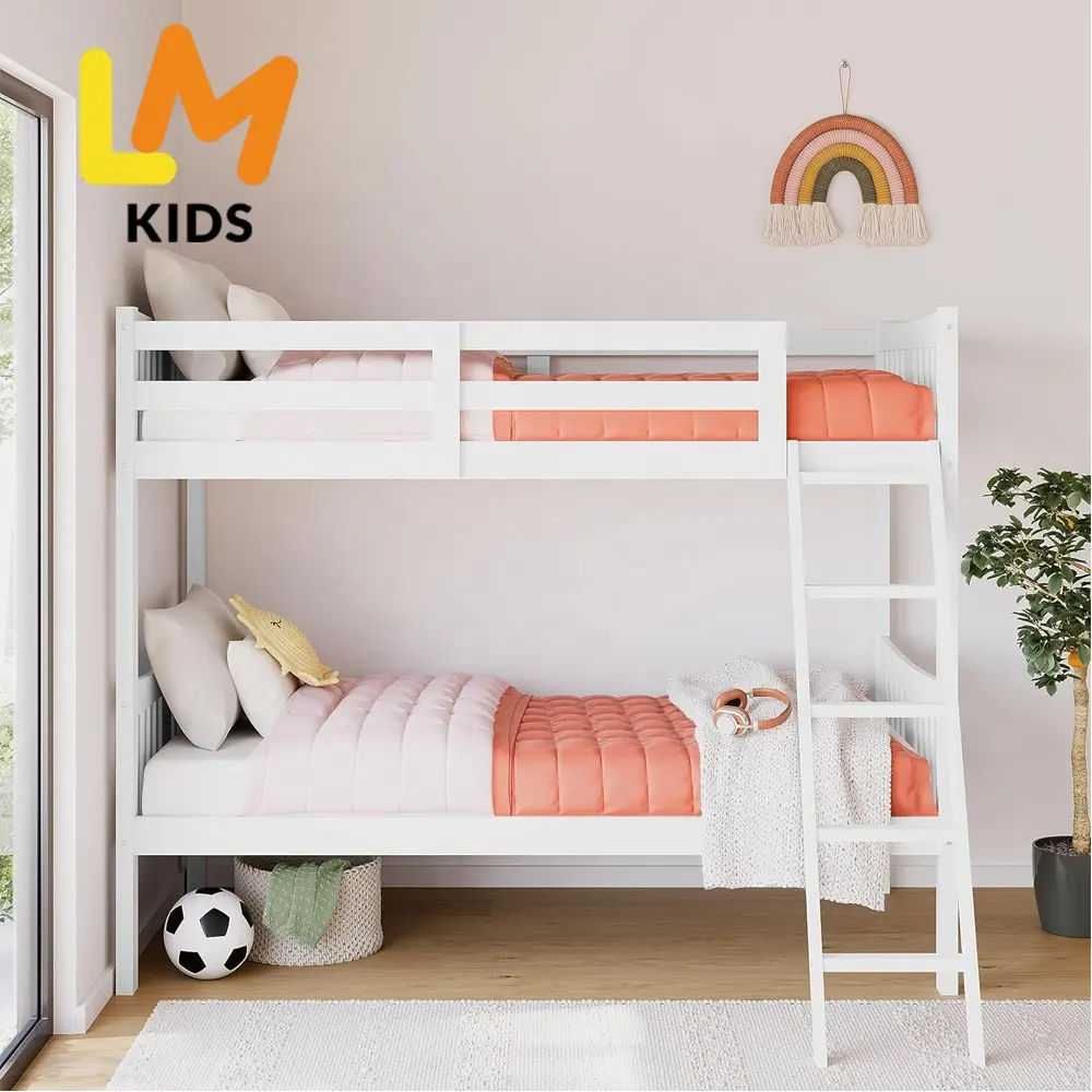 LM KIDS preschool kid wood bed used bunk beds bedroom furniture for kids room bunk bed