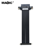 Cable de Extensión Magelei de Alta Velocidad con Núcleo de Cobre GEN4 PCIe 4.0 X4 de 64 Gbps para Tarjetas de Sonido, Red y Gráficos