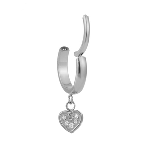 Fuxuan Anelli a Cerchio Clicker in Titanio ASTM F136 con Pendente a Stella, Orecchini <span class=keywords><strong>Piercing</strong></span> <span class=keywords><strong>Helix</strong></span>, Vendita all'Ingrosso - Product Image 5