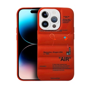 WOWCASE 2023 Factory Wholesale <strong>Low</strong> <strong>Price</strong> Cotton Down Jacket TPU Phone Cases Puffer Phone Cases for iphone 14 Plus 13 12 Pro - Product Image 3