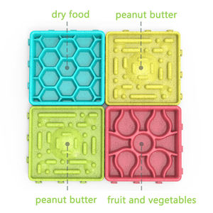 <span class=keywords><strong>Iq</strong></span> การฝึกอบรมการจ่ายยา4แพ็ค,ชามสุนัขแบบโต้ตอบกินแผ่นป้อนช้าให้เลียเพื่อลดความวิตกกังวลความเบื่อหน่าย - Product Image 3