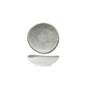 Bol rond Arnim Ø 8 cm en porcelaine à la cendre d'os, impression numérique Gural - Product Image 1