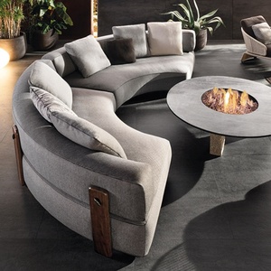 Conjunto de Sofá para Pátio Externo, Cadeiras de Metal para Jardim, Móveis para Varanda à Prova de Sol, Sofá para Múltiplas Pessoas - Product Image 1