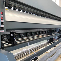 Gran oferta de formato grande 1,8 m I3200 F1080 cabezas Eco solvente impresora Dx5 Plotter con sistema de limpieza automática