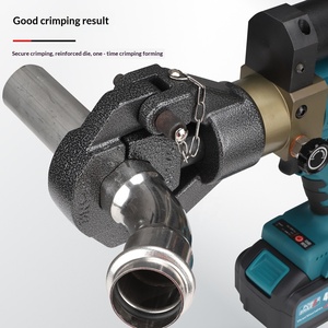 Outil de pressage de tuyaux sans fil à batterie, presse-<span class=keywords><strong>hydraulique</strong></span> portable pour tuyaux d'eau en acier inoxydable, <span class=keywords><strong>plomberie</strong></span> - Product Image 5